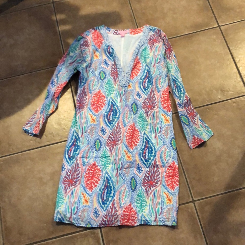 Lilly Pulitzer beaded dress Small